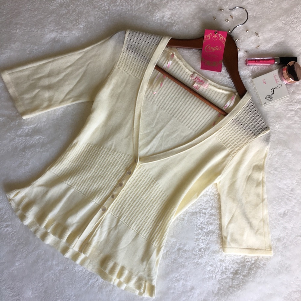 💖🆕 {CANDIE’S} 3/4 sleeve Cardigan